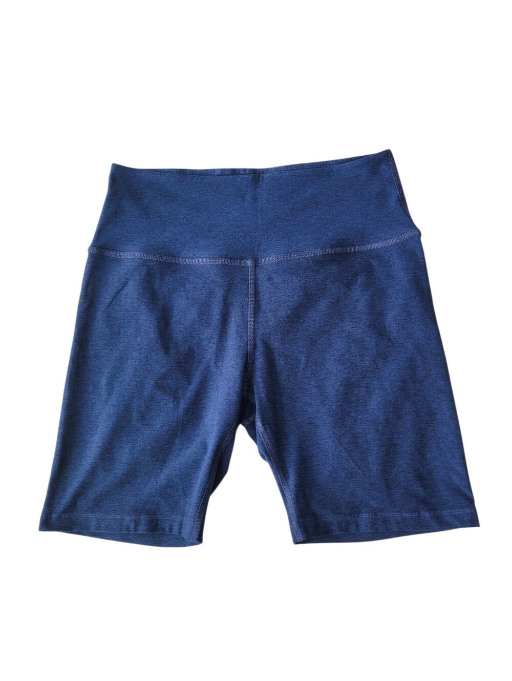 Beyond Yoga Spacedye Keep Pace 7” Bike Short in Nocturnal Navy Plus Size 1X